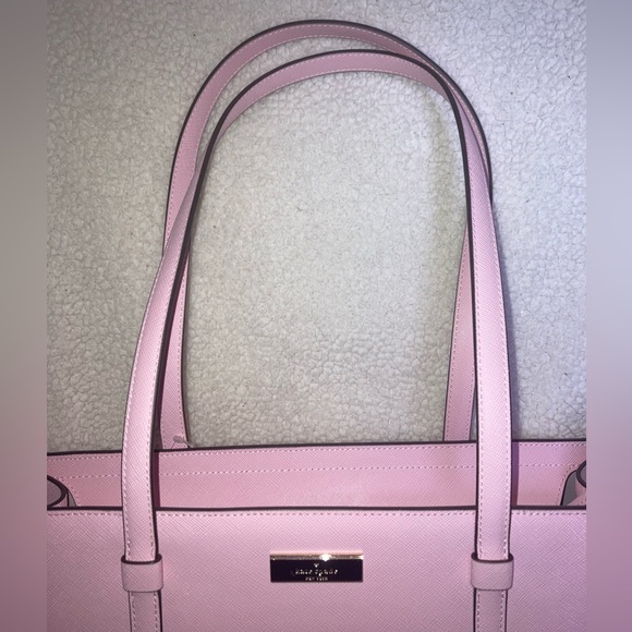Kate Spade "Kenzie" Pink Horizon Saffiano Leather Medium Tote NWT - Picture 3 of 16